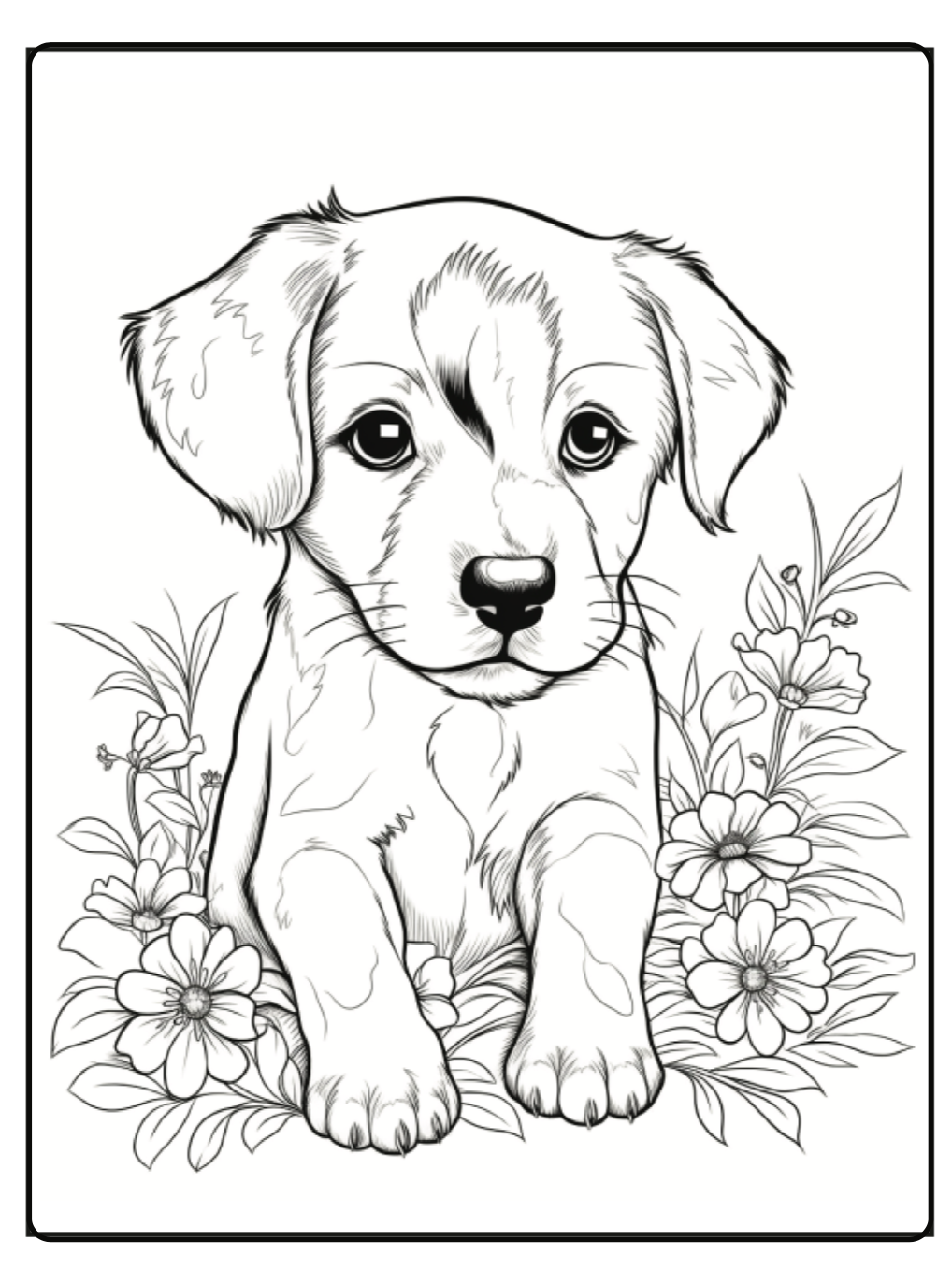 Pawsome Adventures: A Dog Coloring Book for Kids - Coloring eBooks