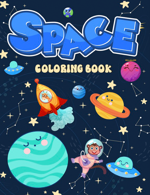 Sketchbook for kids age 8-12: Stellar Explorers for Cosmic Voyages